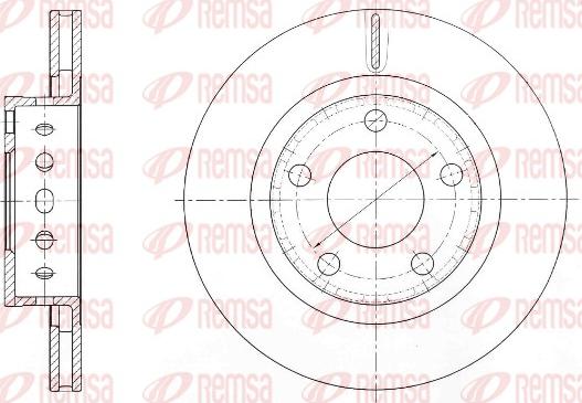 Remsa 61363.10 - Bremžu diski ps1.lv