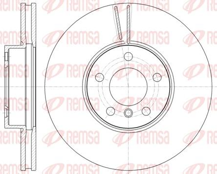 Remsa 61307.10 - Bremžu diski ps1.lv