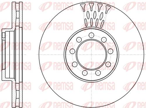 Remsa 61298.10 - Bremžu diski ps1.lv