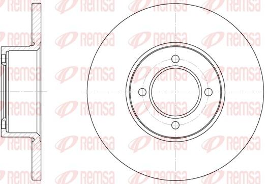 Remsa 6127.00 - Bremžu diski ps1.lv