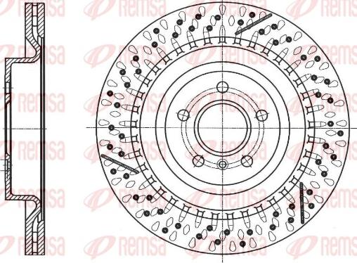 Remsa 61744.10 - Bremžu diski ps1.lv