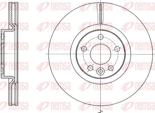 Remsa 61764.10 - Bremžu diski ps1.lv