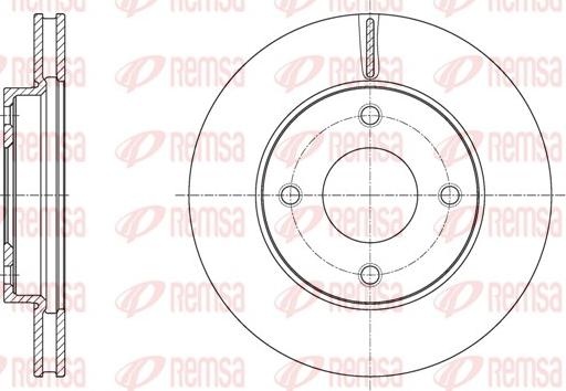 Remsa 61716.10 - Bremžu diski ps1.lv