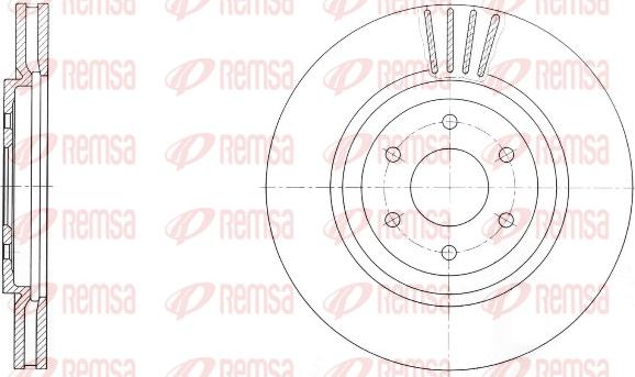 Remsa 61729.10 - Bremžu diski ps1.lv