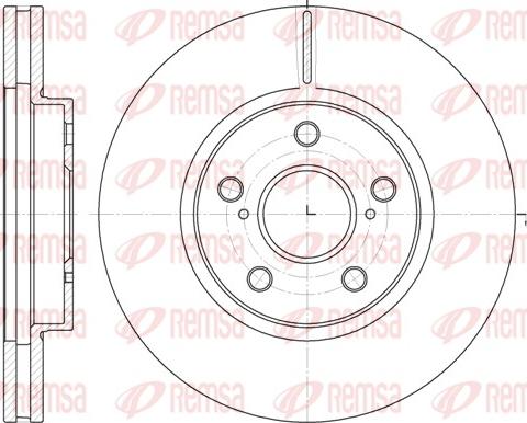 Remsa 6862.10 - Bremžu diski ps1.lv