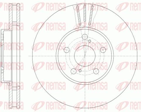 Remsa 6819.10 - Bremžu diski ps1.lv