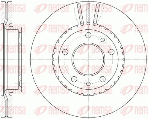 Remsa 6888.10 - Bremžu diski ps1.lv