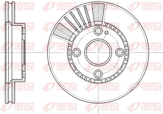 Remsa 6834.10 - Bremžu diski ps1.lv