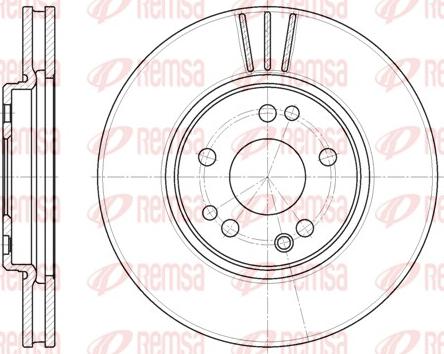 DJ Parts BD2139 - Bremžu diski ps1.lv