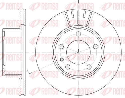 Remsa 6317.10 - Bremžu diski ps1.lv