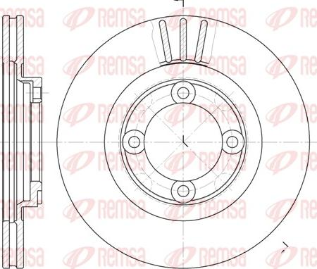 Remsa 6385.10 - Bremžu diski ps1.lv