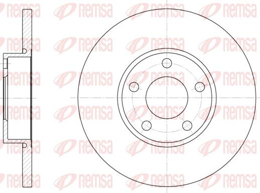 Remsa 6327.00 - Bremžu diski ps1.lv