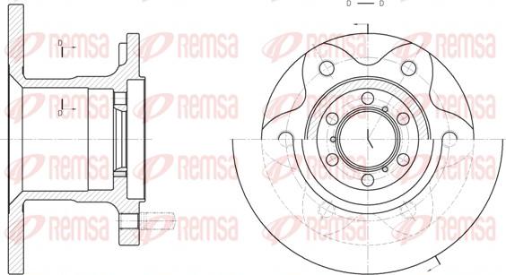 Remsa 6290.00 - Bremžu diski ps1.lv