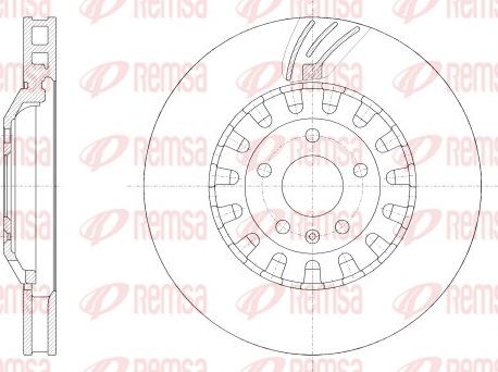 Remsa 62562.10 - Bremžu diski ps1.lv