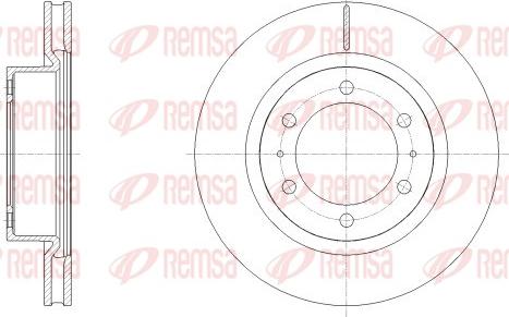 Remsa 62527.10 - Bremžu diski ps1.lv