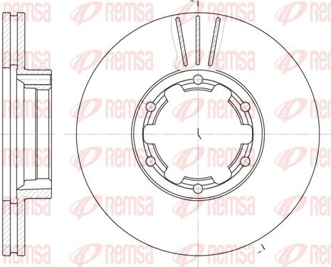 Remsa 6234.10 - Bremžu diski ps1.lv