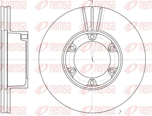 Remsa 6277.10 - Bremžu diski ps1.lv