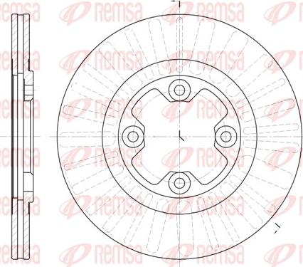 Remsa 6792.10 - Bremžu diski ps1.lv