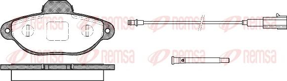 Remsa 0414.21 - Bremžu uzliku kompl., Disku bremzes ps1.lv