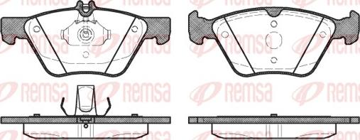 Remsa 0601.20 - Bremžu uzliku kompl., Disku bremzes ps1.lv