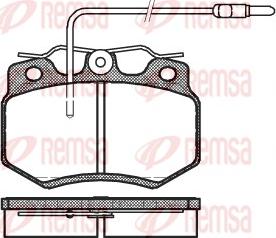 Remsa 0170.04 - Bremžu uzliku kompl., Disku bremzes ps1.lv