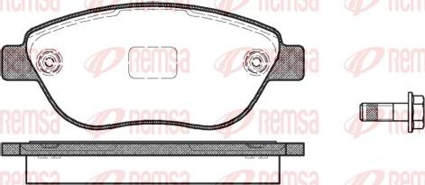 Remsa 0859.10 - Bremžu uzliku kompl., Disku bremzes ps1.lv