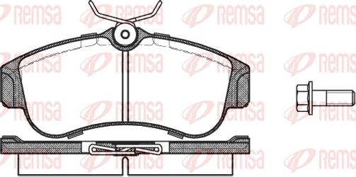 Remsa 0320.00 - Bremžu uzliku kompl., Disku bremzes ps1.lv