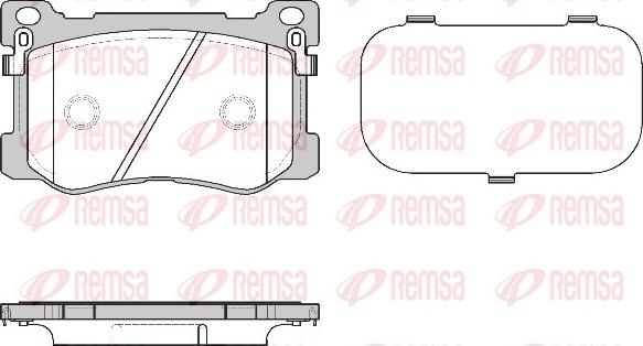 Remsa 1475.12 - Bremžu uzliku kompl., Disku bremzes ps1.lv