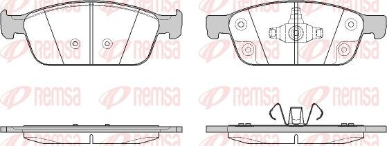 Remsa 1510.50 - Bremžu uzliku kompl., Disku bremzes ps1.lv