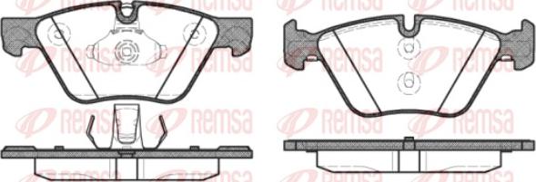 Remsa 1052.30 - Bremžu uzliku kompl., Disku bremzes ps1.lv