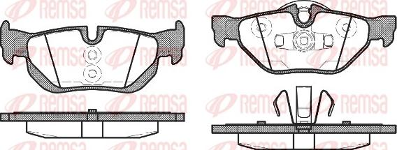 Remsa 1145.10 - Bremžu uzliku kompl., Disku bremzes ps1.lv