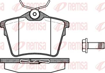 Remsa 1103.00 - Bremžu uzliku kompl., Disku bremzes ps1.lv