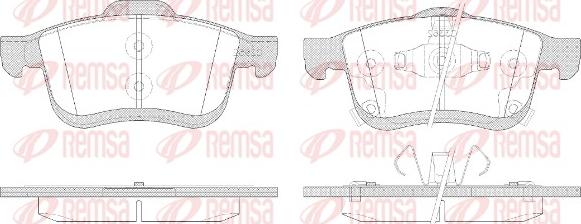 Remsa 1183.42 - Bremžu uzliku kompl., Disku bremzes ps1.lv