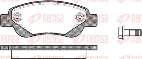 Remsa 1177.00 - Bremžu uzliku kompl., Disku bremzes ps1.lv