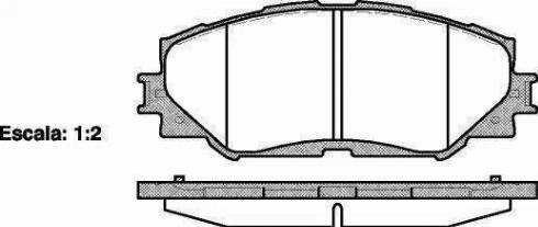 Parts-Mall PKF-010 - Bremžu uzliku kompl., Disku bremzes ps1.lv