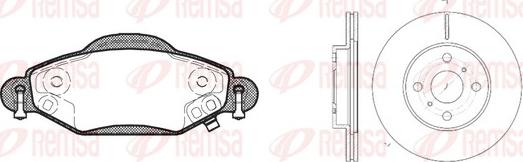 Remsa 8978.00 - Bremžu komplekts, Disku bremzes ps1.lv