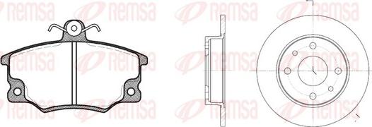 Remsa 8146.00 - Bremžu komplekts, Disku bremzes ps1.lv