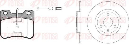 Remsa 8247.00 - Bremžu komplekts, Disku bremzes ps1.lv