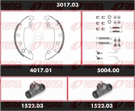 Remsa 3017.03 - Bremžu loku komplekts ps1.lv