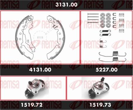 Remsa 3131.00 - Bremžu loku komplekts ps1.lv