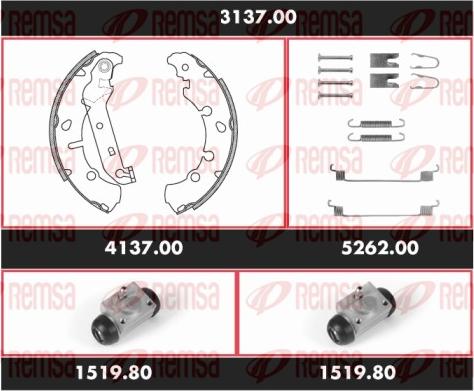 Remsa 3137.00 - Bremžu loku komplekts ps1.lv