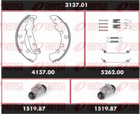 Remsa 3137.01 - Bremžu loku komplekts ps1.lv