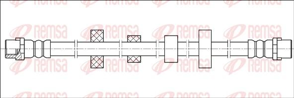 Remsa G1900.84 - Bremžu šļūtene ps1.lv