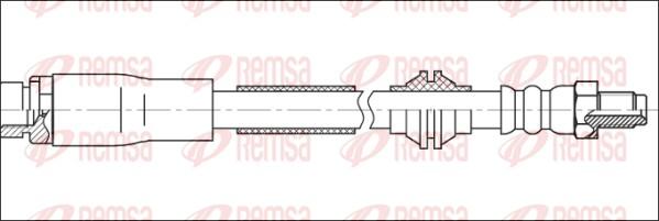 Remsa G1901.99 - Bremžu šļūtene ps1.lv