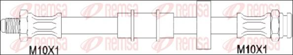 Remsa G1901.40 - Bremžu šļūtene ps1.lv