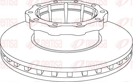 Remsa NCA1048.20 - Bremžu diski ps1.lv