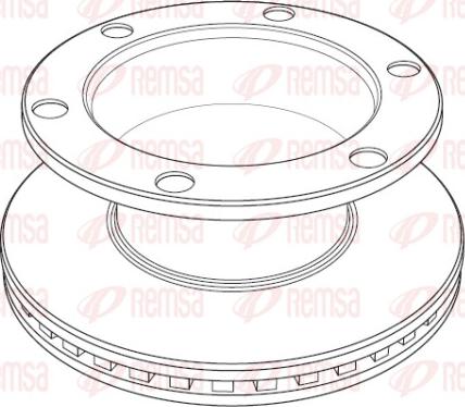 Remsa NCA1194.20 - Bremžu diski ps1.lv