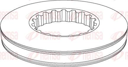 Remsa NCA1161.10 - Bremžu diski ps1.lv