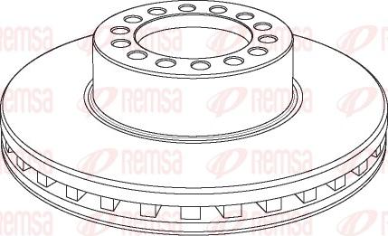 Remsa NCA1175.20 - Bremžu diski ps1.lv