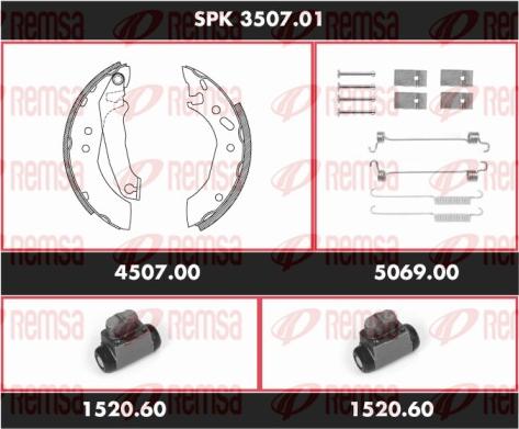 Remsa SPK 3507.01 - Bremžu loku komplekts ps1.lv